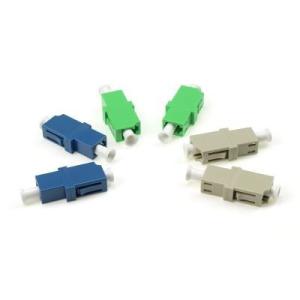 China Beige LC Fiber Connector Adapter Multi Mode For Telecommunications factory