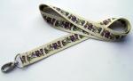 School Use Polyester Dye Sublimation Lanyards Customized Logo For Safety