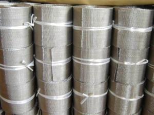 China Reverse Dutch Weaving Stainless Steel Woven Mesh Belts Plastic Film Michine Use factory
