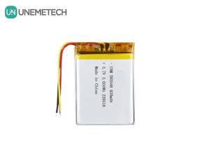 China Lithium Polymer Battery 3.7V 820mAh 393548 Lipo Rechargeable Battery Pack for Electronic Breast Pump factory