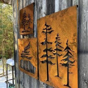 China Outdoor Durable Corten Panels Rust Resistant Polished Modern factory