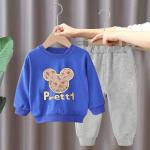 Boys And Girls Children'S Long Sleeve Set Cartoon Pattern