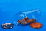Empty Plastic Airtight Storage Jars Round Shape EOE / POE Sealing Type