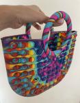 Silicone Pop It Fidget Toy Bag 20x32in For Women