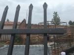 Customized Black Zinc Steel Metal Garrison Fence Panels Maintenance Free