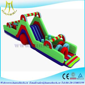 China Hansel residential playground equipment,obstacle sport game outdoor factory