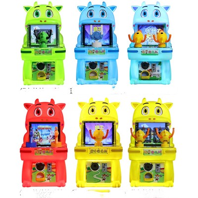US PLUG Arcade Machine Kids Double Shooting Game Machine For Children Coin Prize Out Machine