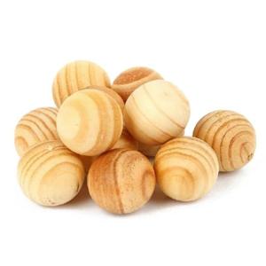 China 2022 cedar ball air freshen scented cedar wood balls cedar balls moth factory