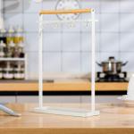 Kitchen Organiser Standing Metal Hanging Storage Organizer Multifunction Kitchen