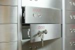 99mm Height 135mm Width Bank Safety Locker , Safe Deposit Lockers