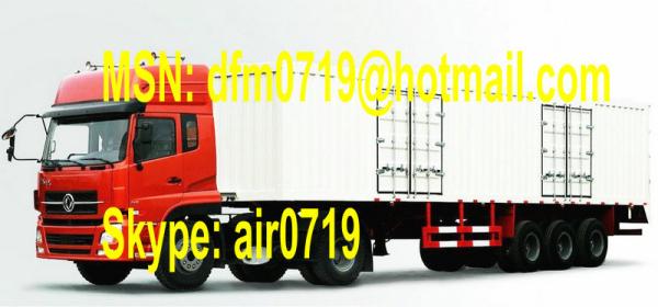 3 Axles Dongfeng EQ9382XXYT Box Semi-Trailer,Dongfeng Semi-Remolque,Dongfeng