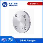 CS Blind Flanges Raised Face BS4504 Blank Flange Plate PN 40 Carbon Steel Blind