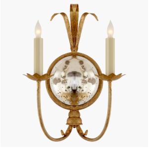 China Gramercy Double Sconce Brass Wall Lamps Indoor Wall Lamps 110-240V Voltage factory
