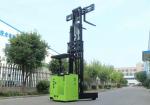 Battery Powered Electric Forklift Truck Reach Forklift Trucks With Solid Tire