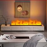 Steam Mist Water Vapor Electric Fireplace Solid Color Steel Material Stoves For