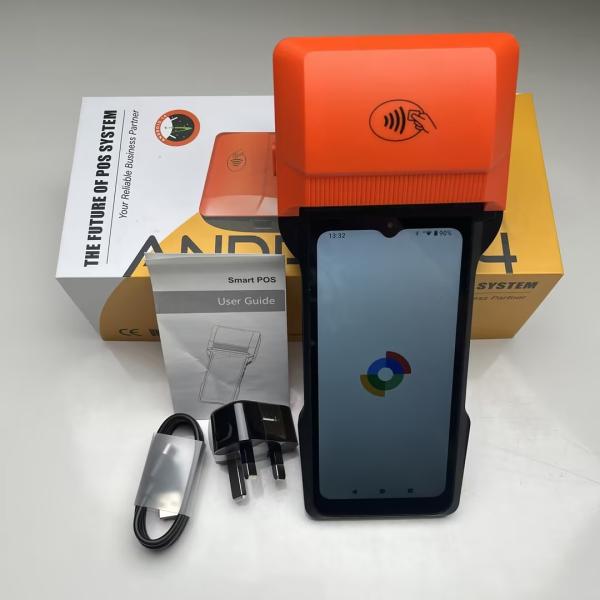 6.5 Inch Mini Android Swipe Machine OEM Android Handheld POS With Inbuilt