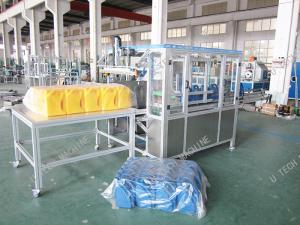 China PET PP PE Bottle Bagging Machine / 100ml - 5L Auto Packing Machine factory