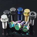 Black GR5 Titanium Wheel Bolts Grade 10.9 For BMW E Chassis