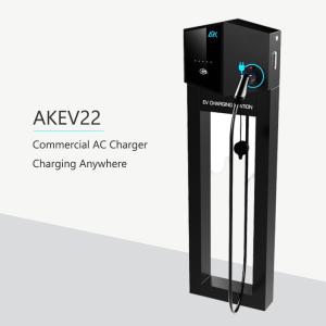 China Commercial Wallbox 22kw Fast EV Charger For Electric Vehicle Charging Station factory