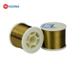 China 0.03mm Enamelled CuNi44 Wire Varnished Constantan Wire For Heating factory