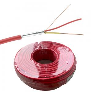 China Fire Alarm Cable Electrical Wire Smoke Detector Manufacturing Plant 2cores Cable Core factory