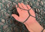 6×2×0.3m Green PVC Coated Gabion Baskets 0.15m Height