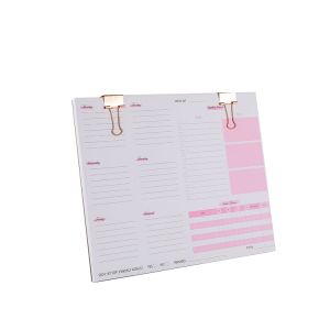 Offset Printing Custom Durable Softring Binding Weekly Planners and Notebooks 50