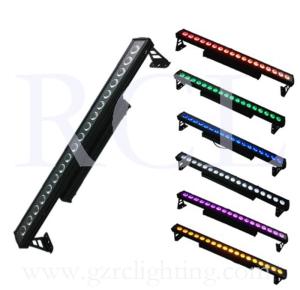 China LED Wall Washer Light 18*12W Rgbwa+uv 6in1 IP68 stage light factory