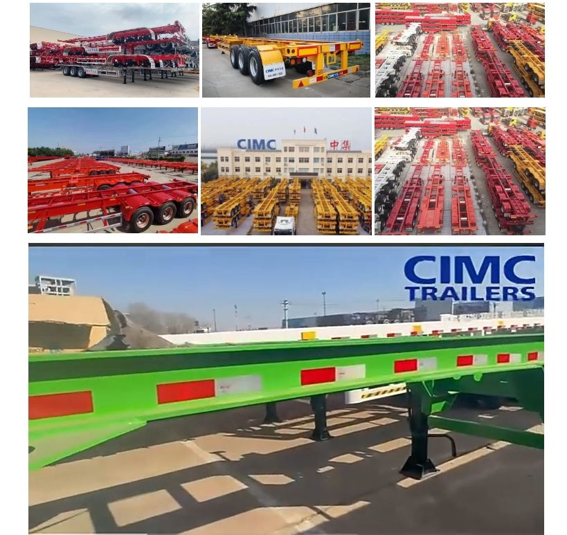 High Quality Heavy Load Capacity Trailer Skeleton Parts Container Transportation