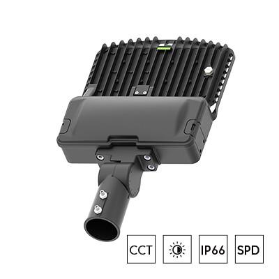 IP66 Aluminum Housing Waterproof LED Street Light with Power Factor＞0.95 and CRI
