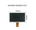 7 Inch 1024x600 Smart Lcd Module Touch Screen 24 Bit Color 8R8G8B
