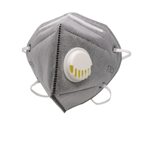 Glassfiber Free Ffp2 Face Mask , Ffp2 Valved Mask Personnel Protected Non -