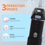 Travel-friendly Portable Water Flosser with Long-lasting Battery and IPX7