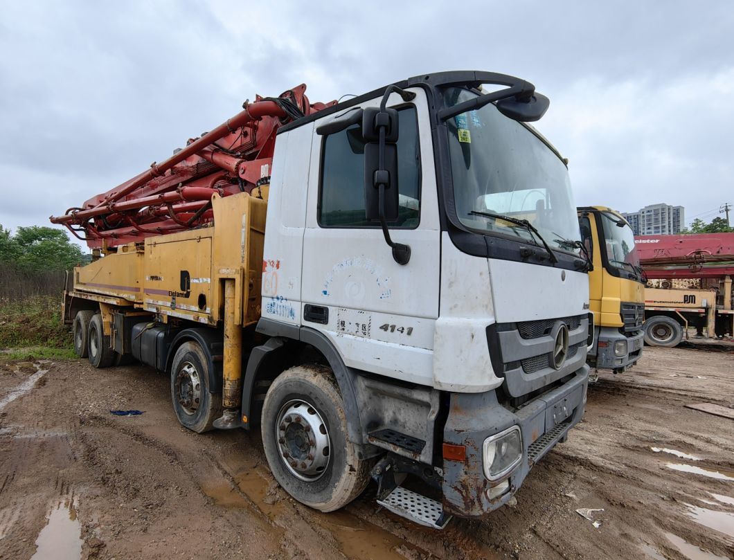 Renovated Condition 2011 Putzmeister 42m Concrete Pump Mixer Plant on Benz Chassis Factory Directly Sale