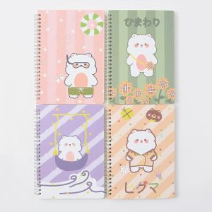 Self-Adhesive A5 Customized Hardcover Spiral Journal Planner Notebook for