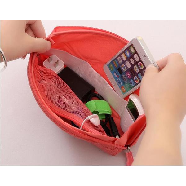 Soft feeling EVA foam bag mesh bag with sponge shockproof bag for digital camera