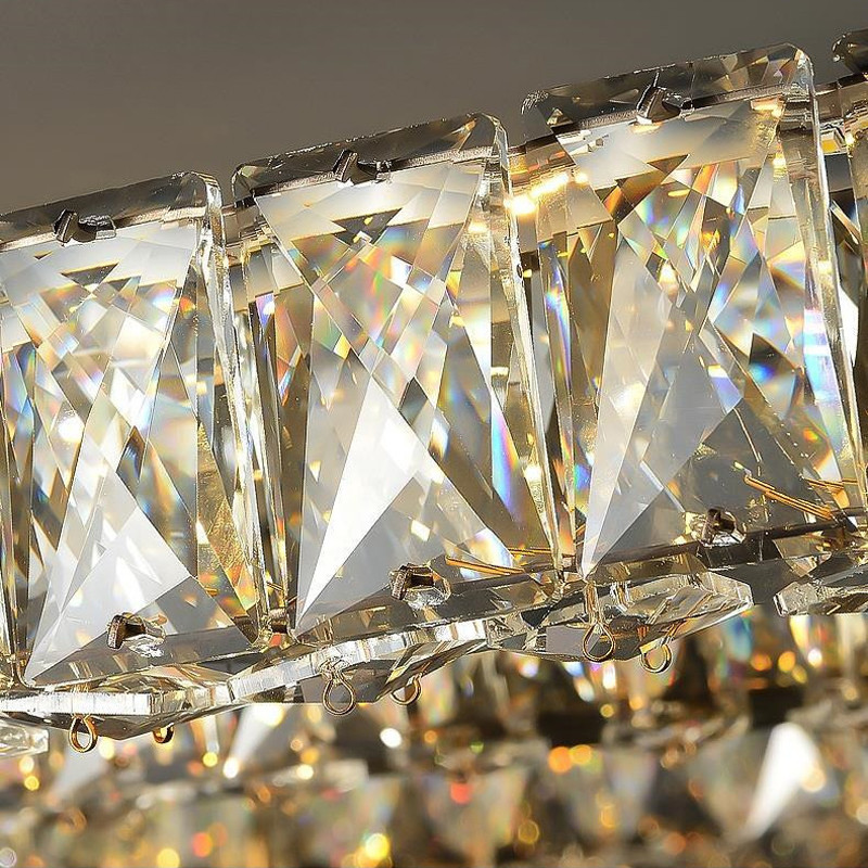 Luxury Ring Ceiling Lamp Modern Bedroom Living Room Crystal Ceiling Lamp(WH-CA-100)