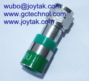 China F Compression Connector F Conn For RG6U Coax Cable Security Cameras connectors factory