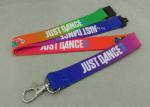 Heat Transfer Printing Tubular Lanyard With Safety Breakaway Plastic Clip