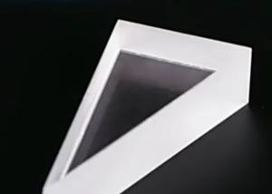China Clear Synthetic Sapphire Crystal , Thin Strip Custom Sapphire Glass factory