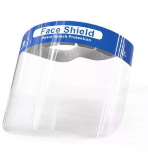 China Transparent Full Face Antistatic Plastic Face Shield Visor factory