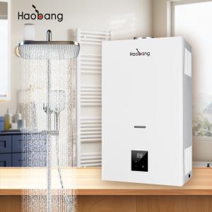 China Wall Mounted Flue Gas Water Heater With Flue Exhaust And Optional Protection factory