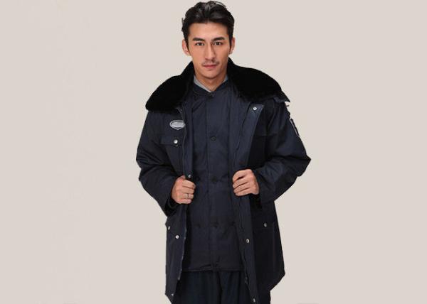 Waterproof Security Guard Uniform , Security Guard Coats Full Color With
