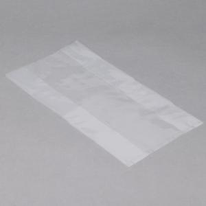 China 6&quot; X 3&quot; X 12&quot; Plastic Flat Bags LDPE Material Clear Colour For Food factory