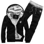 Thick Fur Oversized Gym Hoodie Fleece Sportswear Winter Outwear Warm Casual
