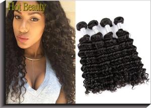 China Unprocessed 100 Virgin Human Hair Extensions Peruvian Deep Wave Hair factory