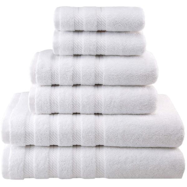 Transform Your Bathroom Shower with Our Dobby Border 100% Cotton Towel Set All
