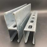 High Strength C Profile 41x123mm 6m Slotted Plain Double Strut Channel