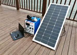 China 300W Home Mini Solar Home Lighting System DC / AC Inverters 100AH 135AH factory