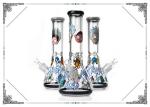 13 Inches Art Glass Bong 7MM Thick Glass Beaker Bongs Smoking Hookah Water Pipes